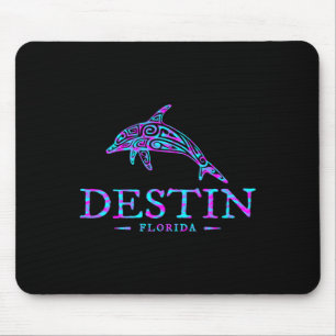 Destin florida dolphin boys girls mens womens mouse pad