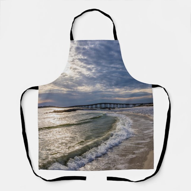Destin Florida Evening Waves Apron (Front)