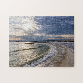 Destin Florida Evening Waves Jigsaw Puzzle