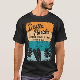 Destin Florida FL Beach Souvenirs And Gifts Men Wo T-Shirt