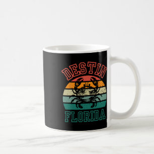 Destin Florida Fl Surfing Retro Sunset Us City Sta Coffee Mug