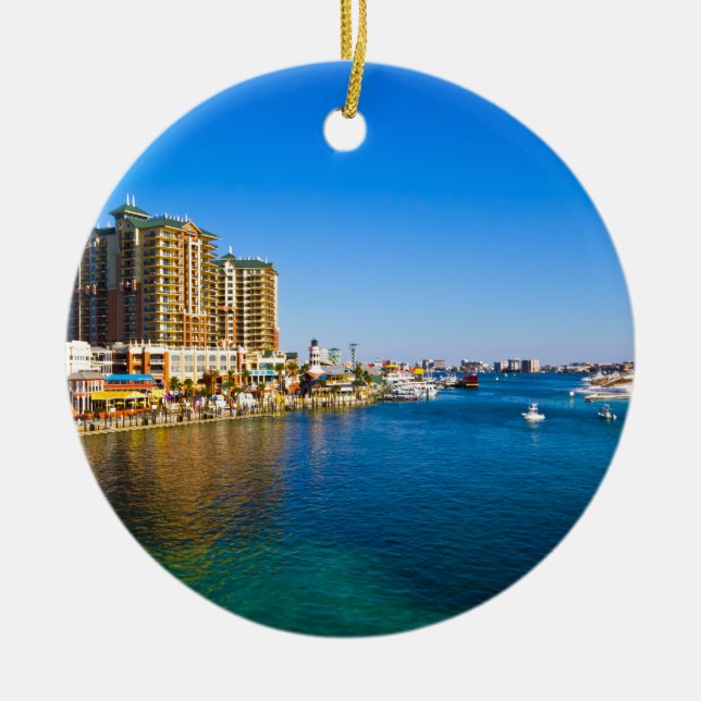 Destin Florida Harbour Beautiful Photo Ornaments (Front)