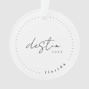 Destin Florida Travel United States Simple Ornament