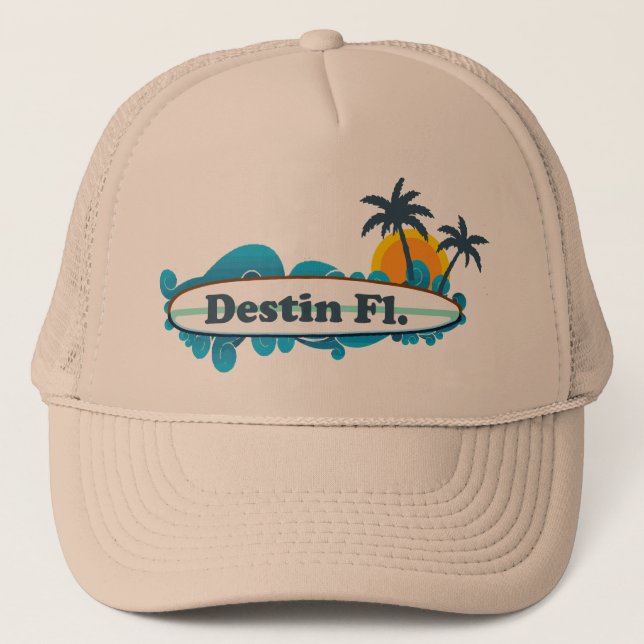 Destin Florida. Trucker Hat (Front)