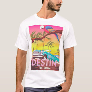 Destin Florida USA vintage travel poster. T-Shirt