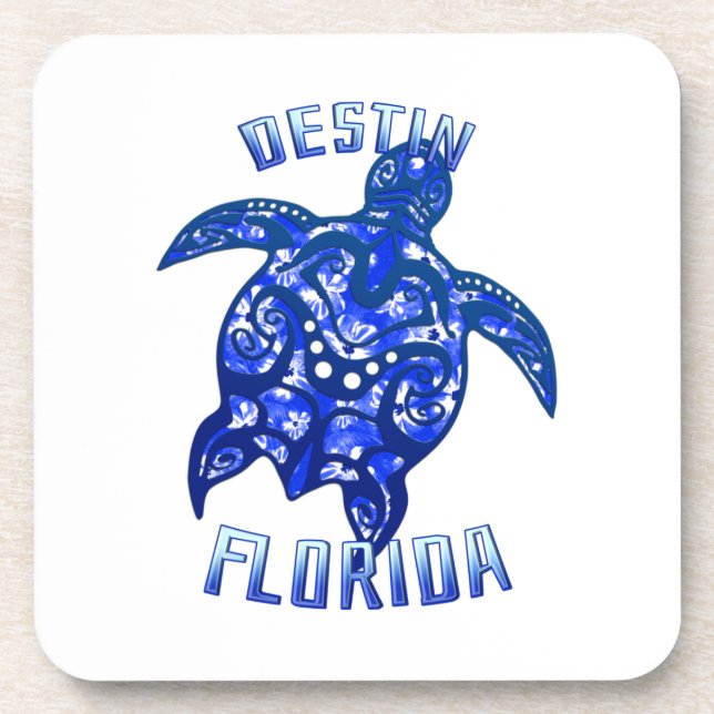 Destin Florida Vacation Tribal Turtle Coaster (Front)