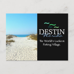 Destin Florida, Worlds Luckiest Fishing Village Postcard