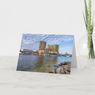 Destin Harbour Boardwalk Greeting Card