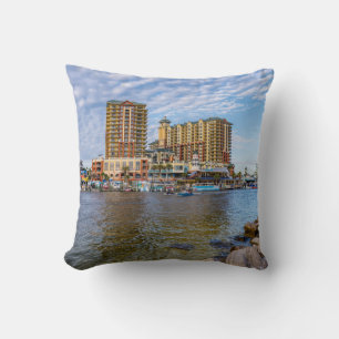 Destin Harbour Boardwalk Pillow