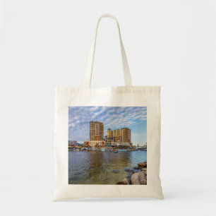 Destin Harbour Boardwalk Tote Bag