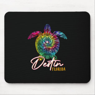 Destin Tie Dye Sea Turtle Florida Matching Family Mouse Pad