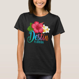 Destin Vacation Florida Tropical Hibiscus Flower T-Shirt