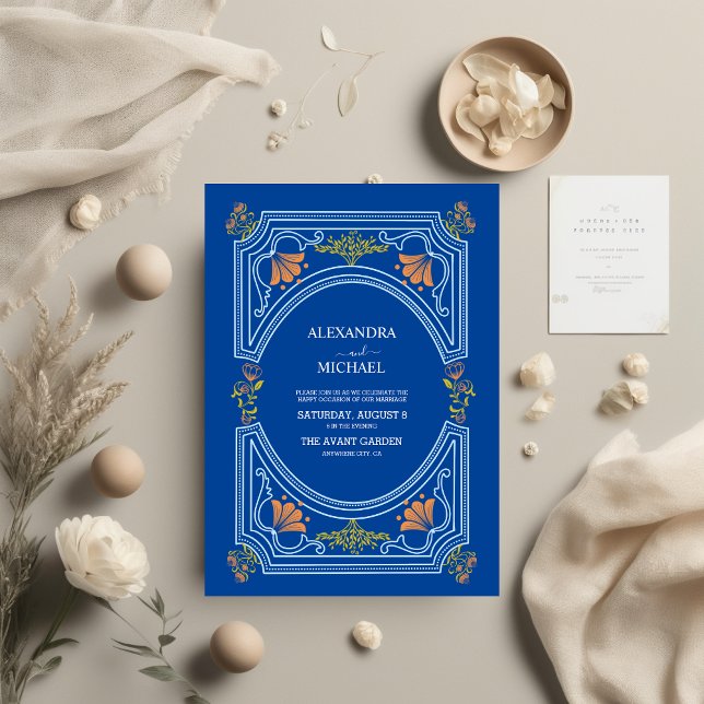 Destination Greece Santorini Wedding Invitation (Creator Uploaded)