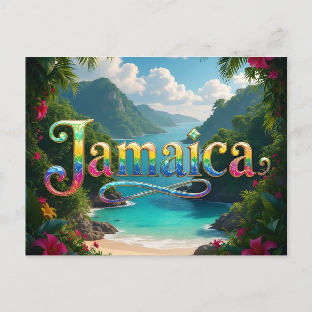 Destination jamaica postcard (Front)