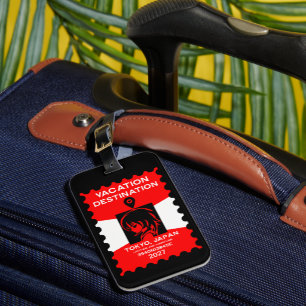 Destination Japan Vacation Luggage Tag