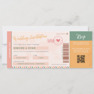 Destination Love Wedding Invitation