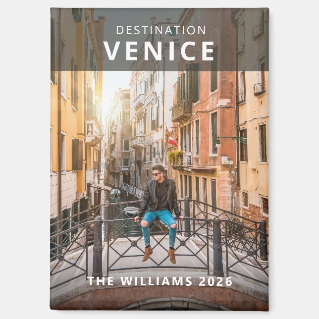 Destination Photo Magnet (Front)