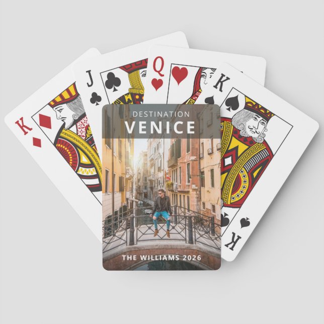 Destination Photo Playing Cards (Back)