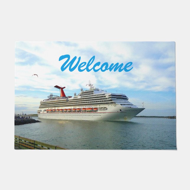 Destination Sunshine Doormat (Front)