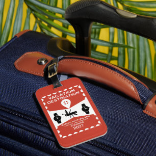 Destination Switzerland Vacation Gift Luggage Tag