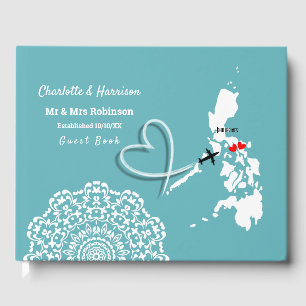 Destination The Philippines Wedding Guest Book