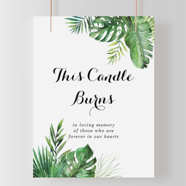 Destination Tropical Green This Candle Burns Sign (Creator Uploaded)