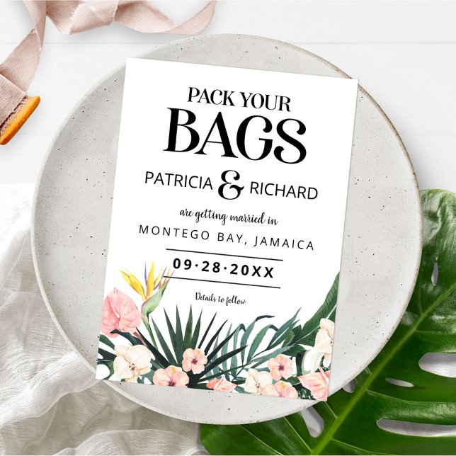 Destination Tropical Wedding Save The Date (Creator Uploaded)