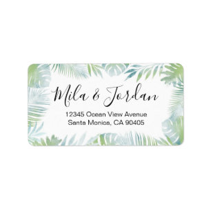 Destination Wedding, Beach Wedding, Summer Wedding Label