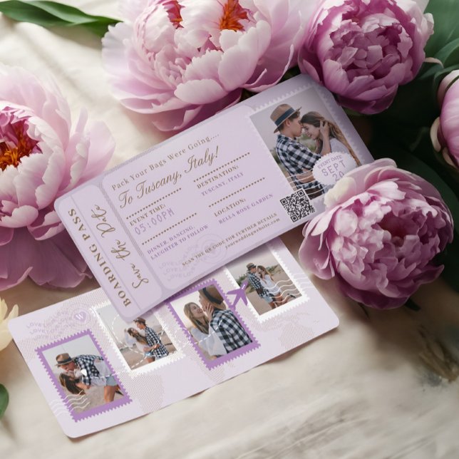 Destination Wedding Boarding Pass Plane Ticket Invitation (Destination Wedding Boarding Pass Plane Ticket Invitation)