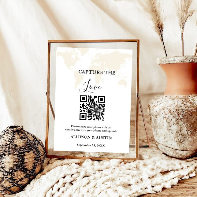 Destination wedding Capture love QR code wedding Poster (Creator Uploaded)