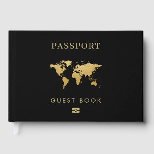 Destination Wedding Editable Passport Photo Page  Guest Book
