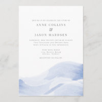 Destination Wedding Invitation - Ocean Waves