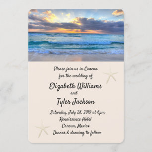 Destination wedding invitations