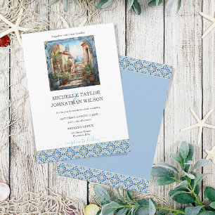 Destination Wedding Italy Tuscany Florence Invitation