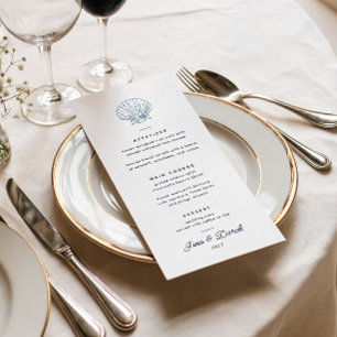 Destination Wedding Party Menu
