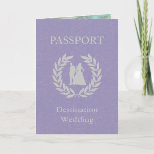 destination wedding passport invitation