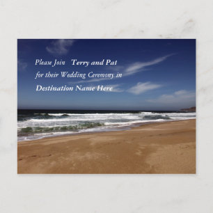 Destination Wedding Postcard