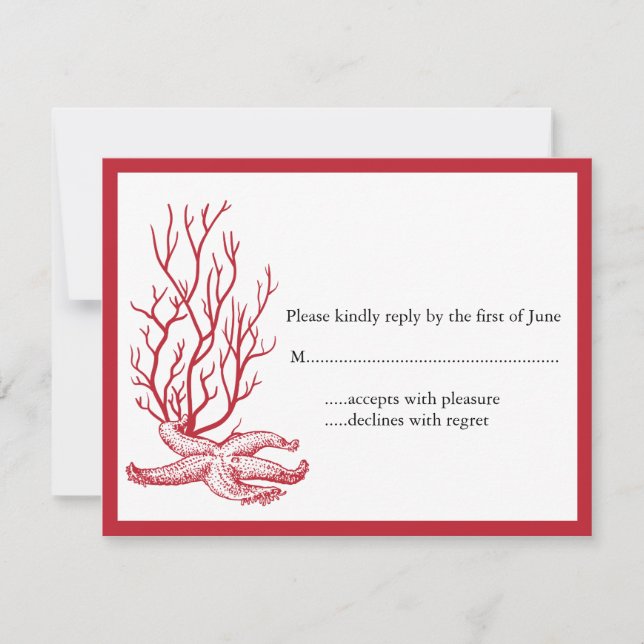 Destination Wedding RSVP Card (Front)