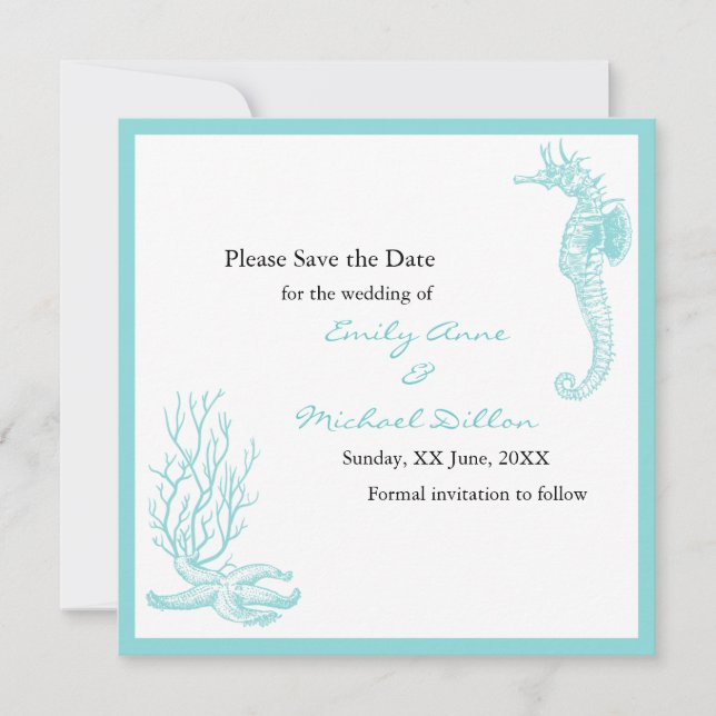 Destination Wedding Save the Date (Front)