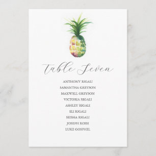 Destination Wedding Seating Chart Template