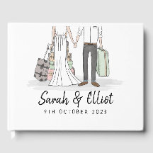 Destination Wedding Suitcases Guest Book