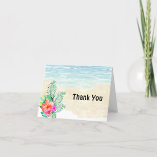 Destination Wedding Thank You Card