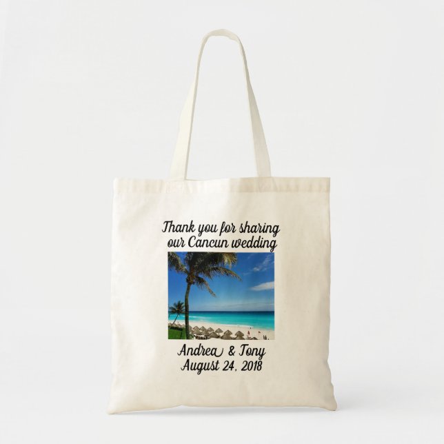 Destination wedding tote bag (Front)