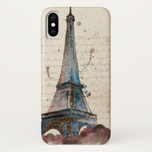 Destinations   Letters From The Eiffel Tower iPhone X Case