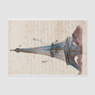 Destinations   Letters From The Eiffel Tower Tissue Paper