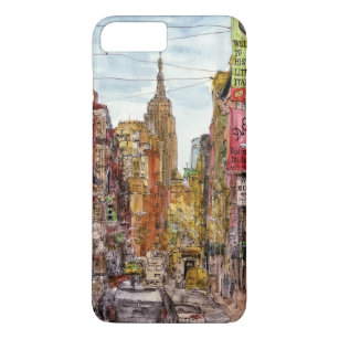 Destinations   New York City View of Little Italy iPhone 8 Plus/7 Plus Case