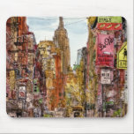 Destinations | New York City View of Little Italy Mouse Pad<br><div class="desc">Get lost in this spectacular watercolor and ink design by the extremely talented Melissa Wang on a vast range of products from Zazzle. Melissa brings to life the Little Italy in New York City all with the superior empire building reining overhead. Feast your eyes on the amount of detail Wang...</div>