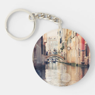Destinations   Venice Gondolas Photograph Key Ring