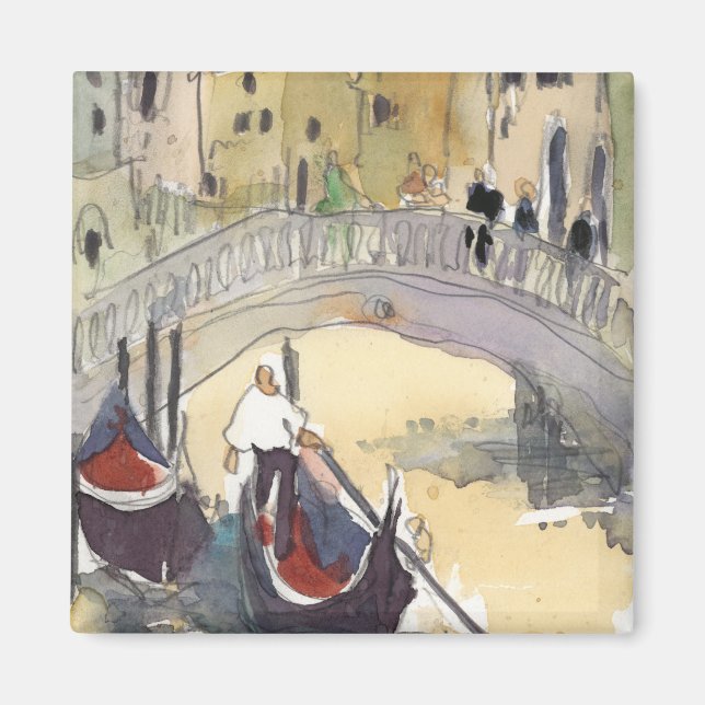 Destinations | Venice Plein Air Gondola Ride Magnet (Front)