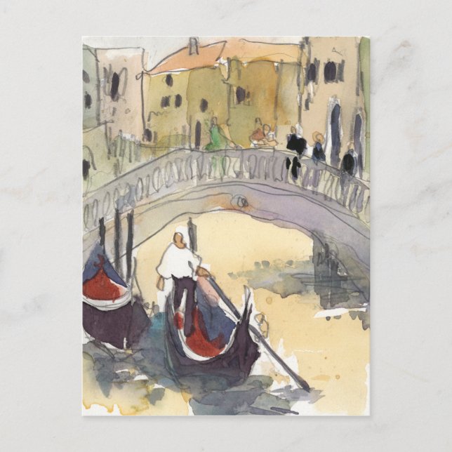 Destinations | Venice Plein Air Gondola Ride Postcard (Front)